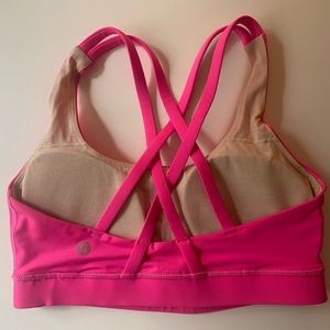 LULULEMON Pink Energy Bra SZ2